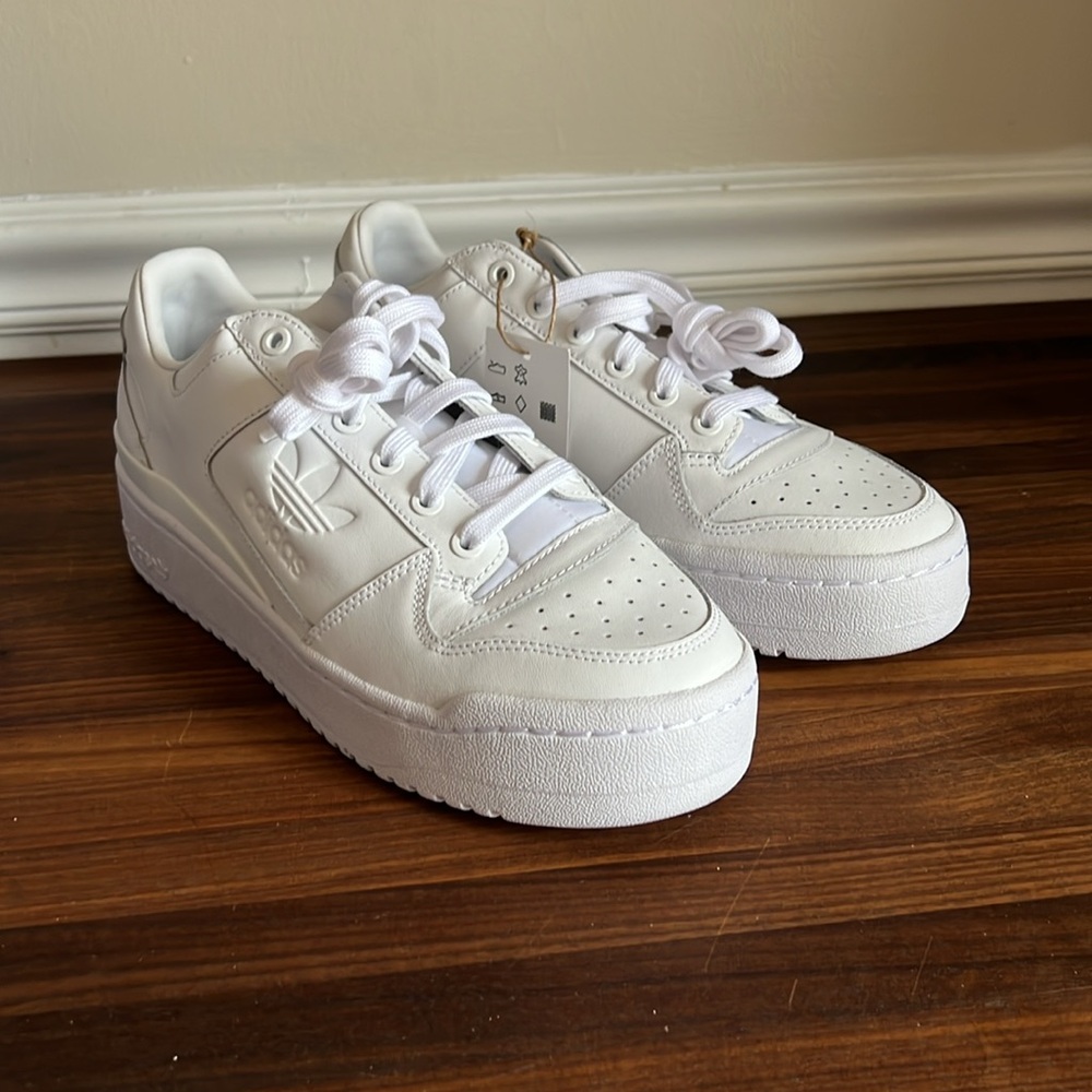 Adidas Originals Women's Forum Bold W Sneaker, White Size 8.5 - Picture 2 of 11